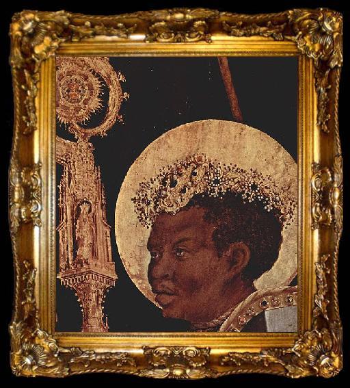 framed  Matthias Grunewald Empfang des Hl. Erasmus durch Hl. Mauritius, ta009-2
